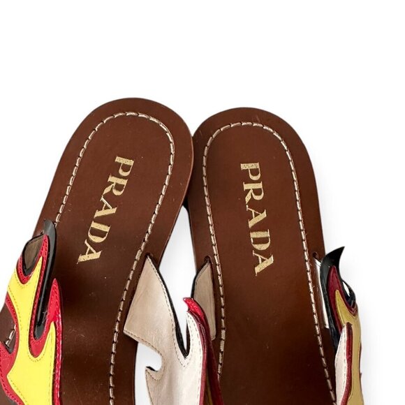 Prada Frame Flat Thong Sandals, Size 39EU, from Prada S/S 2012 Ad Campaign - Picture 10 of 14